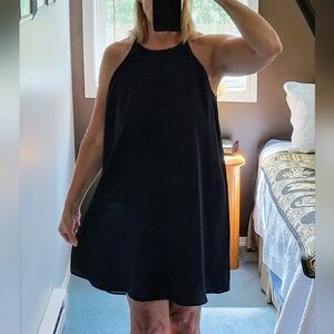 Lined midnight blue sundress